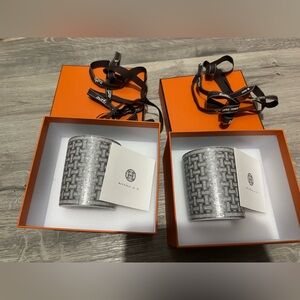 SOLD-BNIB Hermès Mosaique au 24 platinum mug*2